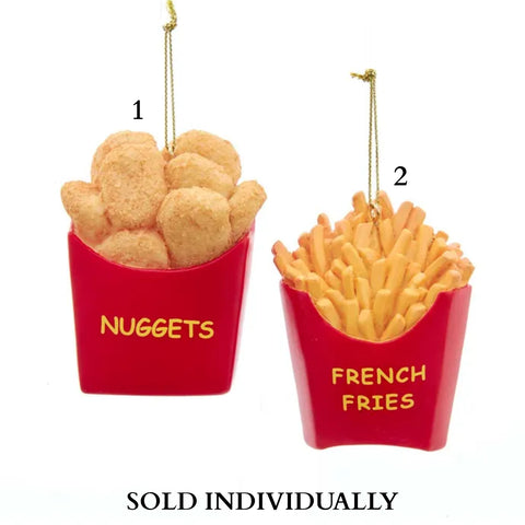 Fries and Nuggets Ornaments (2 Styles - Sold Individually)