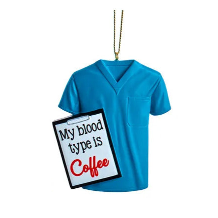 Nurse Scrub Ornaments (4 styles, sold idividually)