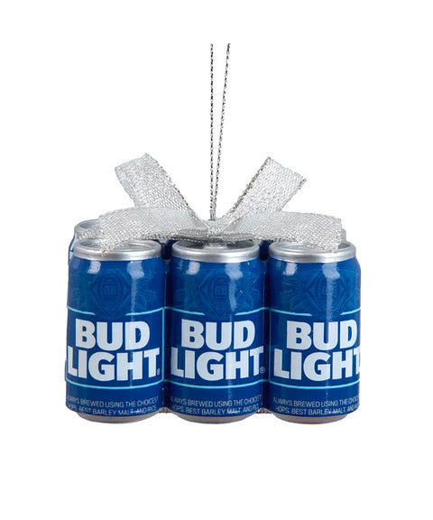 Budweiser® Bud Light 6-Pack Cans Ornament