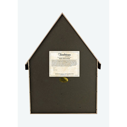 Wooden Christmas House Advent Calendar, 22 x 16"