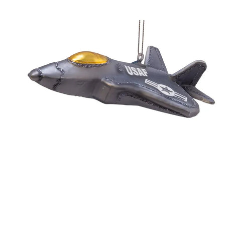 U.S. Air Force™ Fighter Plane Glass Ornament, 5.75"