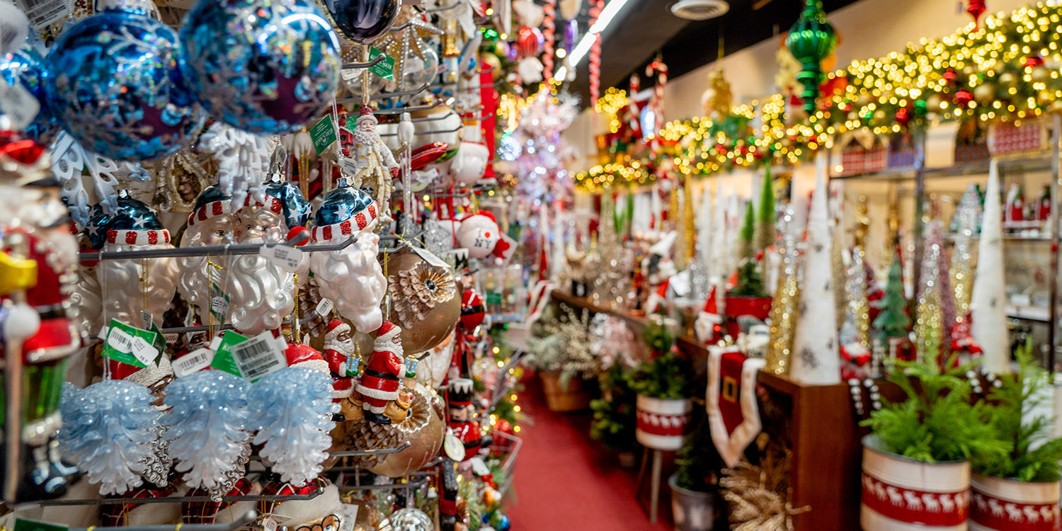 Inside the Christmas store