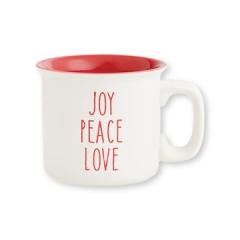 15oz "Joy, Peace, Love" Engraved Mug