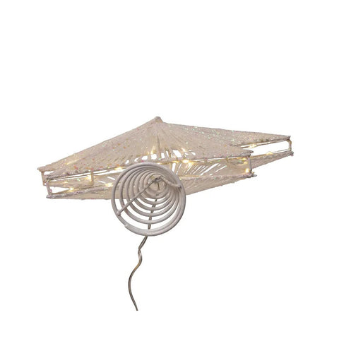 20-Light Warm White LED Star Treetop, 11.5"