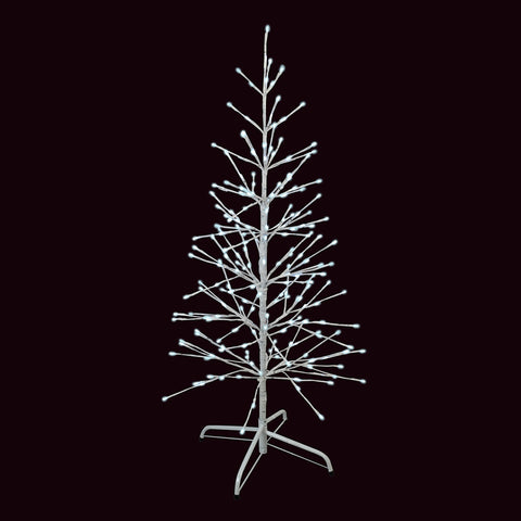 LED Birch Tree, 224 Lights, 4' (Pure White Twinkle)