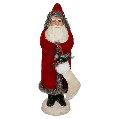 Small Belsnickel Santa Figurine, 13.25" (5 styles - sold individually)