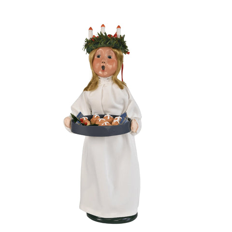 St. Lucia Caroler Figurine, 11"