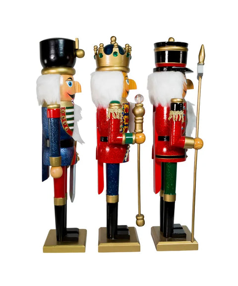 20" King and Soldier Nutcrackers (3 Styles – Sold individually)