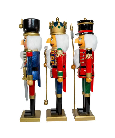 20" King and Soldier Nutcrackers (3 Styles – Sold individually)