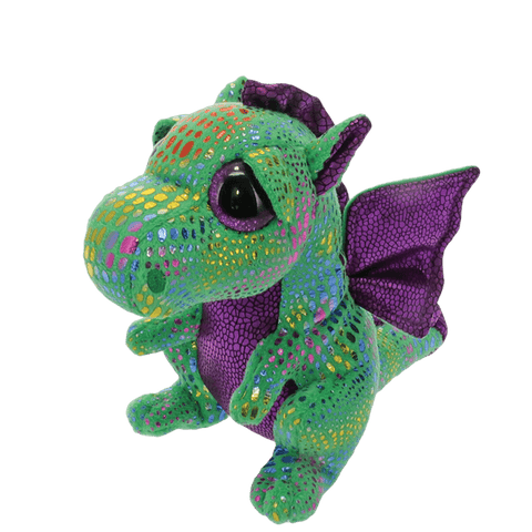 Ty Beanie Boos CINDER - Green Dragon (Small, 6")