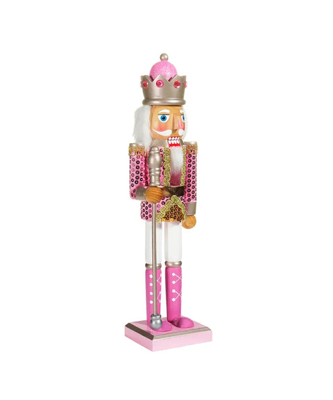 15" Pink Soldier Nutcracker