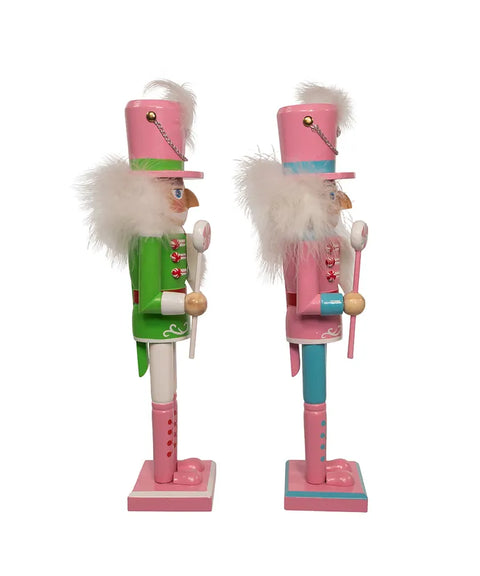 15" Pastel Soldier Nutcrackers (2 Styles – Sold individually)