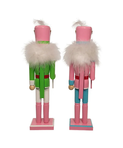 15" Pastel Soldier Nutcrackers (2 Styles – Sold individually)