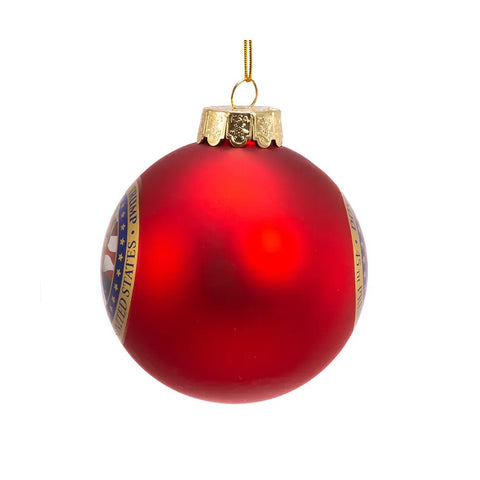 President Trump Glass Ball Ornament, 3"