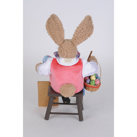Artist Bunny Figure, 16"