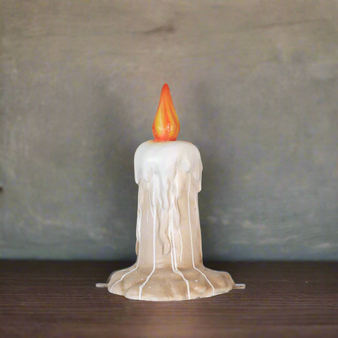 Candle decoration sculpture.