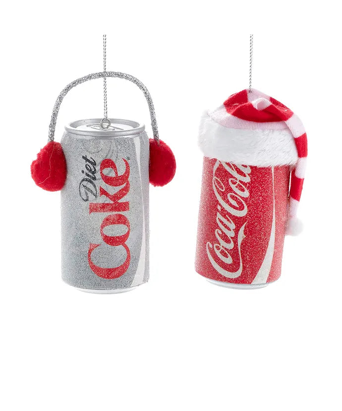 Coca-Cola® and Diet Coca-Cola® Can Ornaments