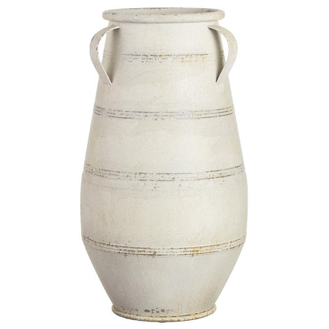 Iron Planter, 27.5" (Whitewashed)