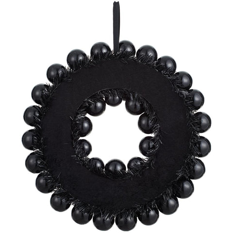 Eye Ball Wreath, 20.5" (Black)