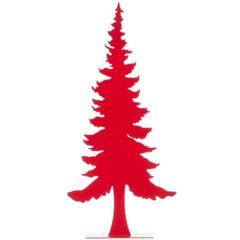 Metal Table Top Tree, 24.5" (Red)