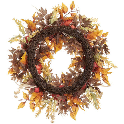 Pumpkin/Gourd Wreath, 26" (Fall)