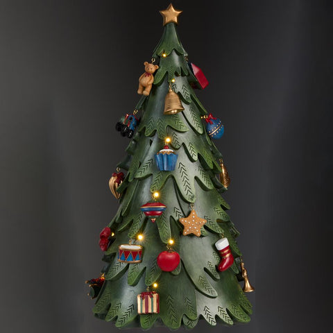 Lighted Battery Operated Decorative Tree, 24.5"