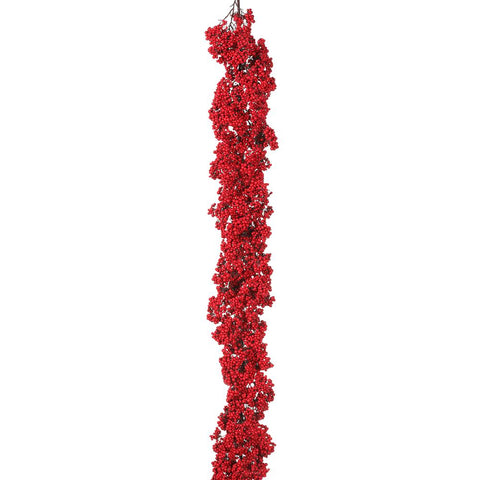 82" Berry Garland (Red)