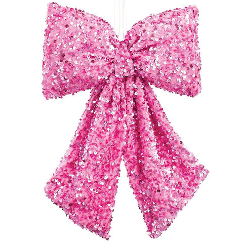 Sequin Bow, 10" x 15" (Beauty)