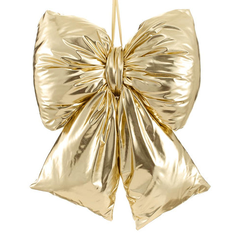 Lamé Bow, 20" x 21.5" (Gold)