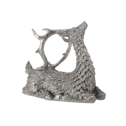 Resin Laying Elegant Deer, 8.5"