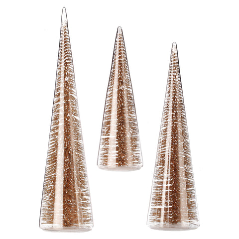 Bristle in Glass Trees Set, 7-13" (5 styles - sold individually)