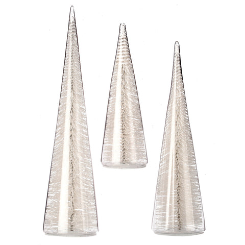 Bristle in Glass Trees Set, 7-13" (5 styles - sold individually)