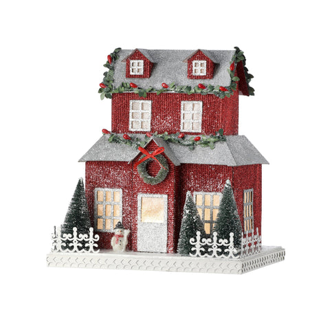 LED Christmas In The City Home, 10.5"