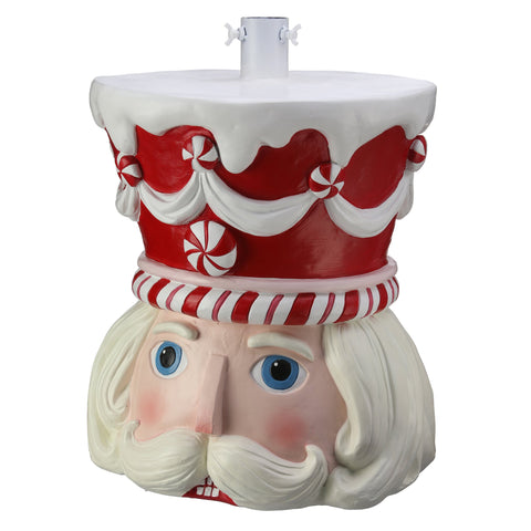 Resin Outdoor Candy Soldier Tree Holder, 22"