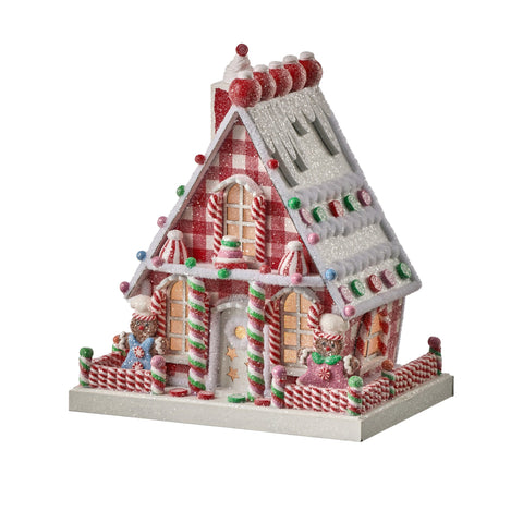 LED Cardboard Sugar House, 9.5"