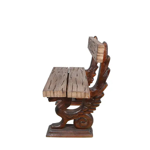 Large Rustic Garden Bench Decoration, 52"