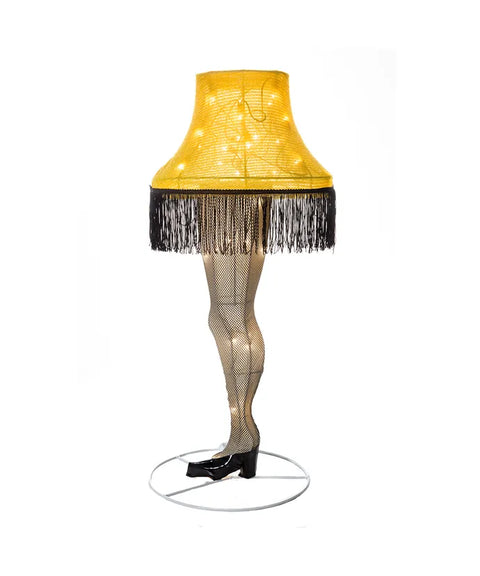 28" A Christmas Story™ Leg Lamp Lighted Tinsel Lawn Décor