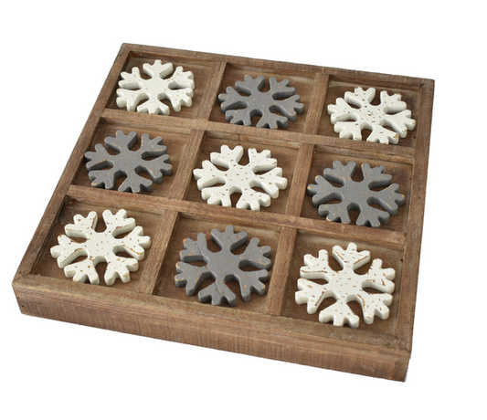 Snowflake Tic-Tac-Snow Tabletop Board