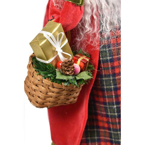 English Countryside Santa Caroler Figurine, 13"
