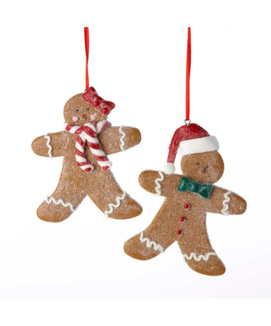 "Sugared" Gingerbread Ornament