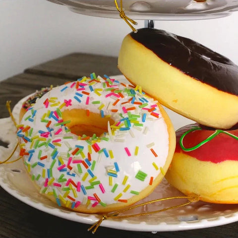 Foam Donut Ornaments (6 Styles – Sold individually)