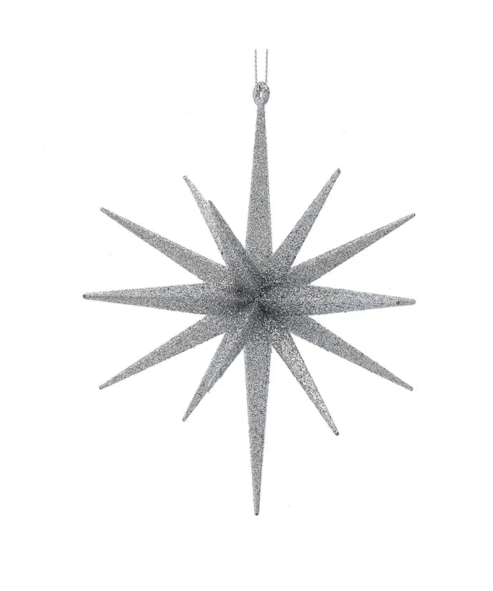 Silver Star Ornament