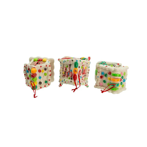 Gingerbread LED Candy House Ornament, 3.74"