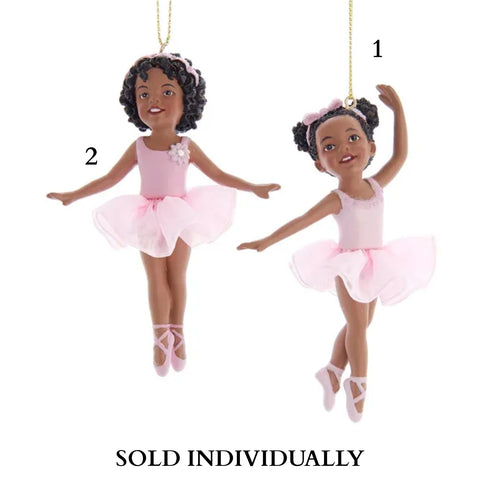 African Ballerina Girl Ornaments (2 Styles – Sold individually)