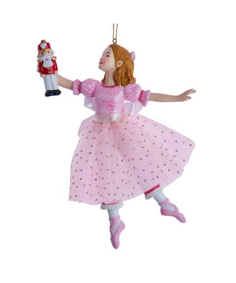 Pink Clara Ballerina Ornament