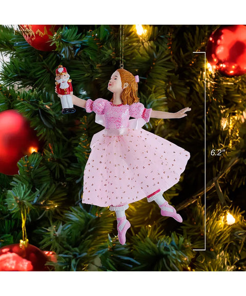 Pink Clara Ballerina Ornament