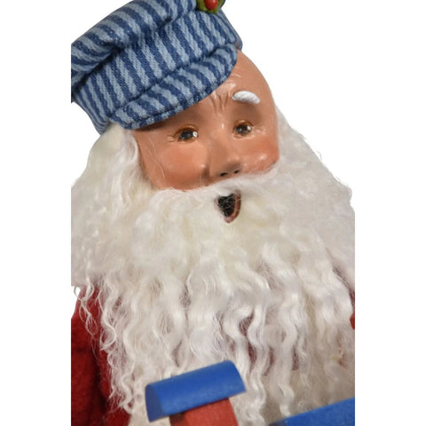 Workshop Santa Caroler Figurine, 13"