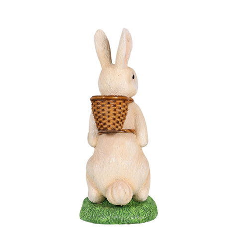 Easter Sitting Bunny Carrying Basket, 31"