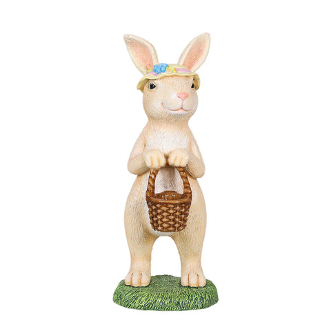 Easter Standing Bunny with Easter Basket