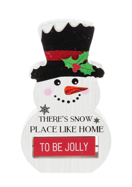 6" Snowman Spinning Sign